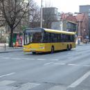 Katowice, ulice 3 maja, autobus Solaris