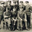 Dowództwo strażnicy WOP Zebrzydowice z dowódcami drużyn, Zebrzydowice 1963