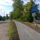 Bike road near Bojkowska street in Gliwice